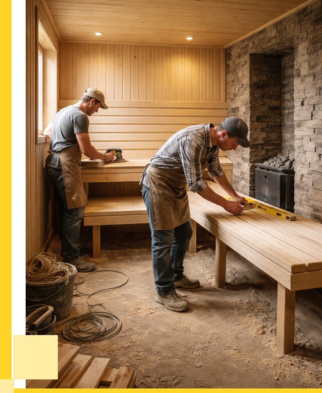 Отделка бани в Верхней Пышме: внутренняя отделка от 3078 р. | ЭриданВрх