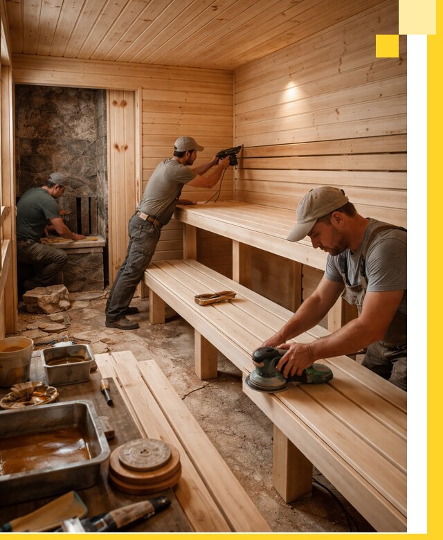 Профессиональная отделка бань в Верхней Пышме под ключ, с гарантией