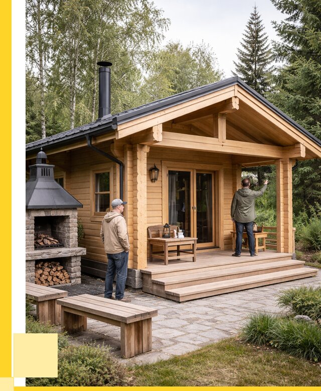 Деревянные бани под ключ в Верхней Пышме от 461700 р. | ЭриданВрх