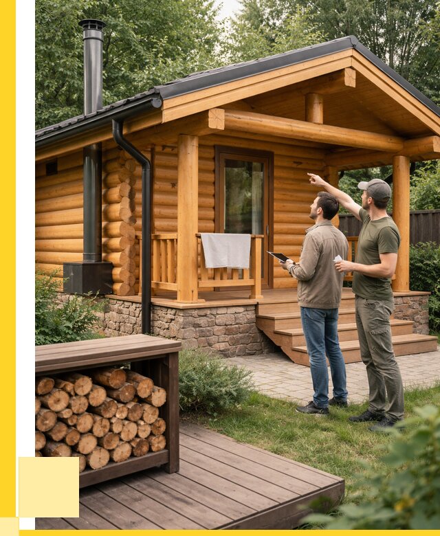 Бани для дачи под ключ в Верхней Пышме от 256500 р. | ЭриданВрх