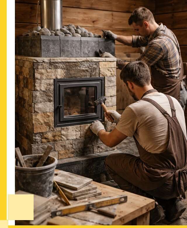 Облицовка банной печи в Верхней Пышме от 15390 р. | ЭриданВрх