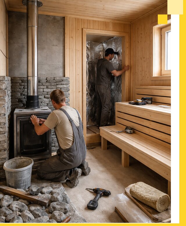 Строительство и изготовление бань под ключ в Верхней Пышме