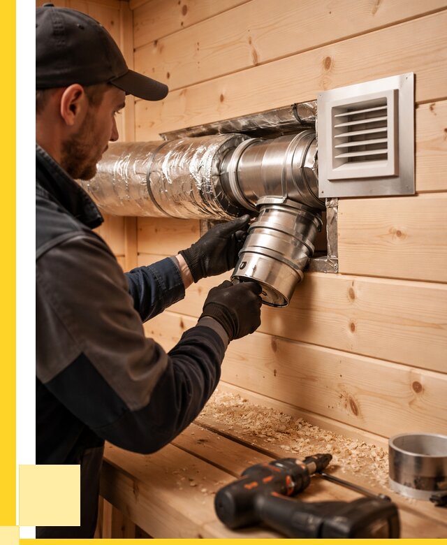 Монтаж вентиляции бани в Верхней Пышме от 12312 р. | ЭриданВрх