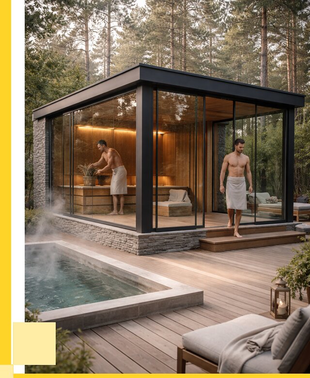 Стеклянные бани и двери в Верхней Пышме от 461700 р. | ЭриданВрх