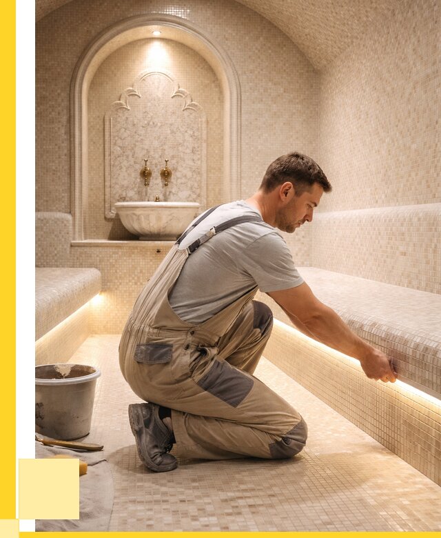 Отделка хамамов под ключ в Верхней Пышме от 5643 р. | ЭриданВрх