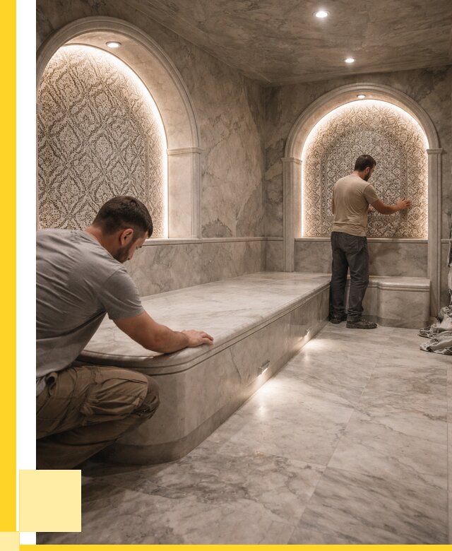 Турецкие бани под ключ в Верхней Пышме от 256500 р. | ЭриданВрх