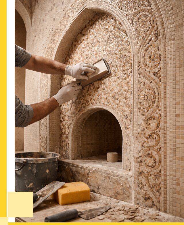 Мозаика для хамама в Верхней Пышме под ключ от 5130 р. | ЭриданВрх