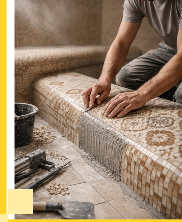 Плитка для хамама под ключ в Верхней Пышме от 3591 р. | ЭриданВрх