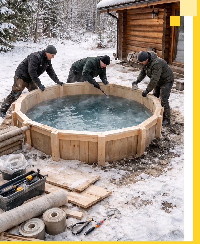 Изготовление и установка ледяных купелей под ключ в Верхней Пышме